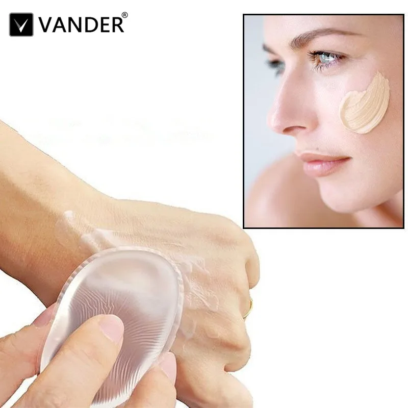 

Silico-sponge Tool Liquid BB CC Creams Blush Concealer Blender Applicator Anti-Sponge Makeup Perfect Face