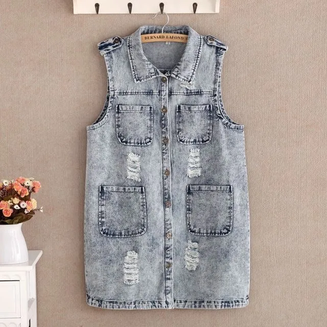 4 denim vest
