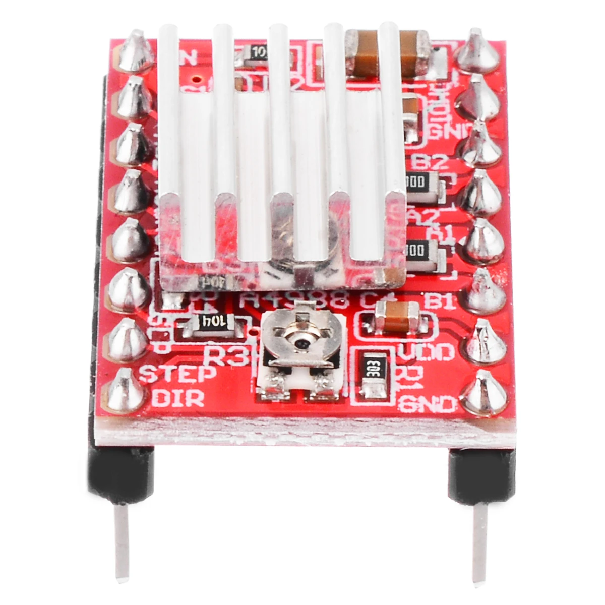 5pcs A4988 Model Stepper Motor Driver Module For 3D Printer RepRap Adjustable Current Control Stepper Motor Driver