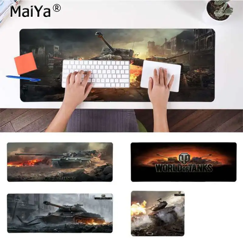 Maiya Custom Skin The World of Tanks Natural Rubber Gaming mousepad Desk Mat Free Shipping Large Mouse Pad Keyboards Mat