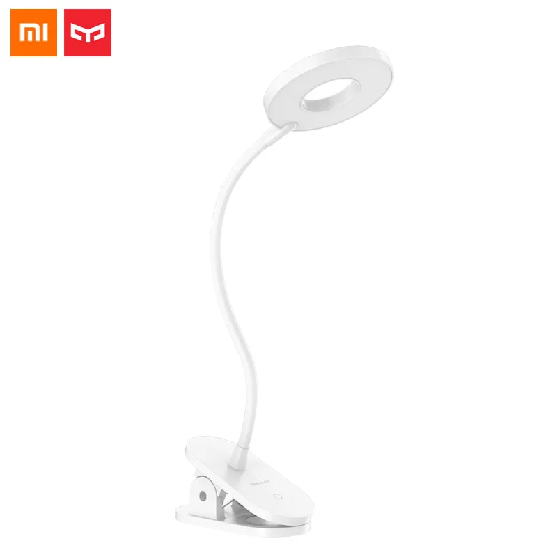 Tanie Oryginalny xiaomi yeelight przenośny USB Charge led na biurko klips lampy stojak regulacja jasności 3 tryb akumulator do pracy książka do czytania