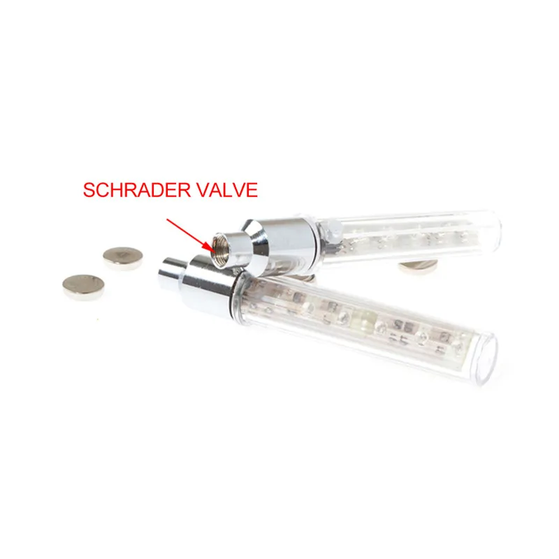 Sale Creative and Practical Cycling Sporting Goods LED Colorful Bicycle Valve Light Two-Piece Usb Bicycle Light  Bike Accessories 5