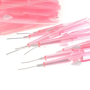 

60Pcs Shape Push-Pull Interdental Brush Oral Care Teeth Whitening Dental Tooth Oral Hygiene Dental Care Cleaning