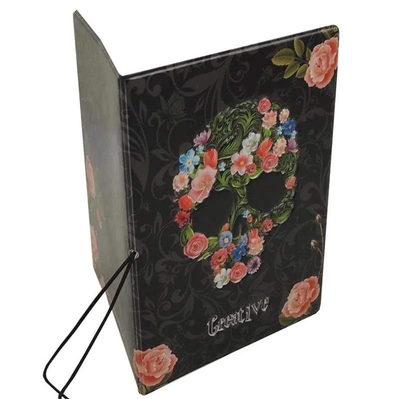 Rose skeleton passport cover2