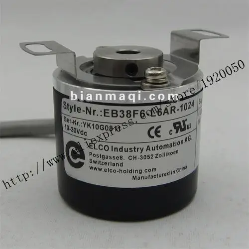

stock EB38F6-L6AR-1024 Elco ELCO rotary encoder 1024 pulses hollow shaft 6mm