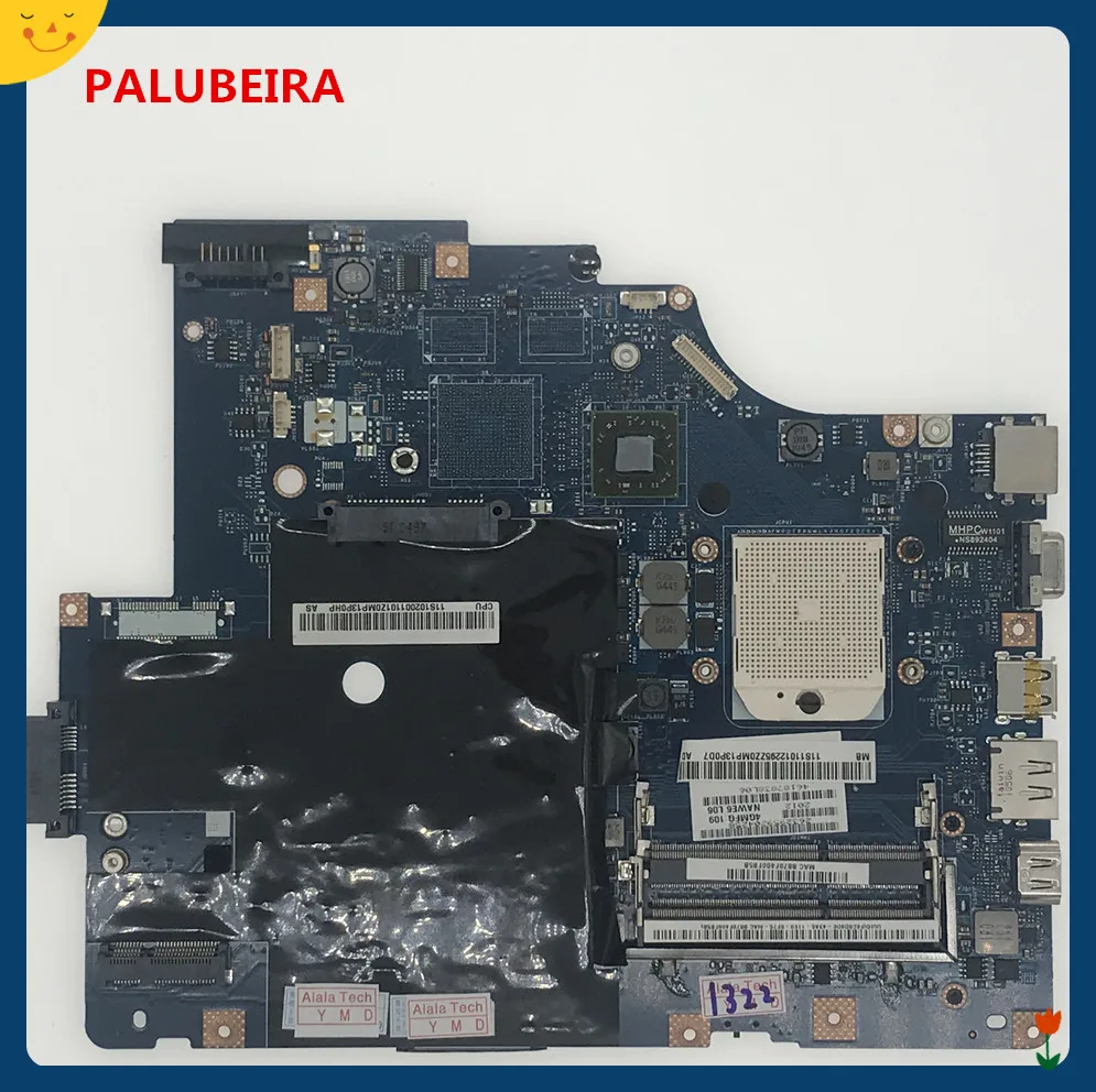 PALUBEIRA LA-5754P материнская плата для ноутбука Lenovo Z565 (без GPU-сторонние микросхемы)