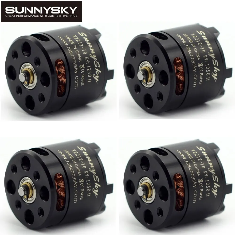 1 шт. 100% оригинальный Sunnysky двигатели X2212 980KV/1250KV/KV1400/2450KV бесщеточный двигатель (короткий вал) Quad-гексакоптер