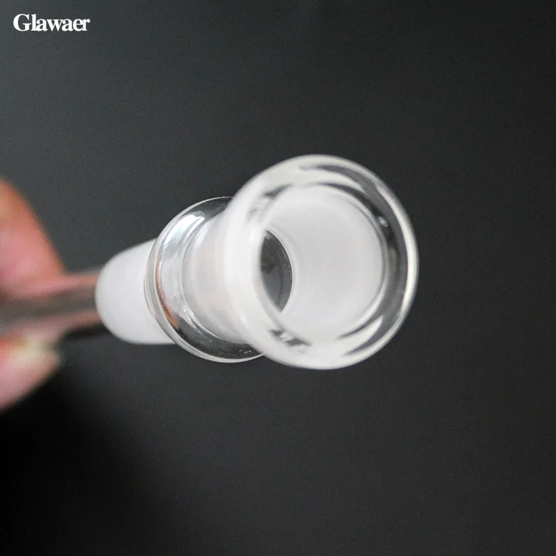 3pcs/lot high borosilicate glass 14.4mm downstem diffuser glass pipe tube hookah shisha accessories