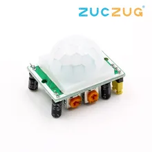 1 шт. SR501 HC-SR501 Отрегулируйте пироэлектрический инфракрасный PIR модуль датчик движения модуль детектора для arduino