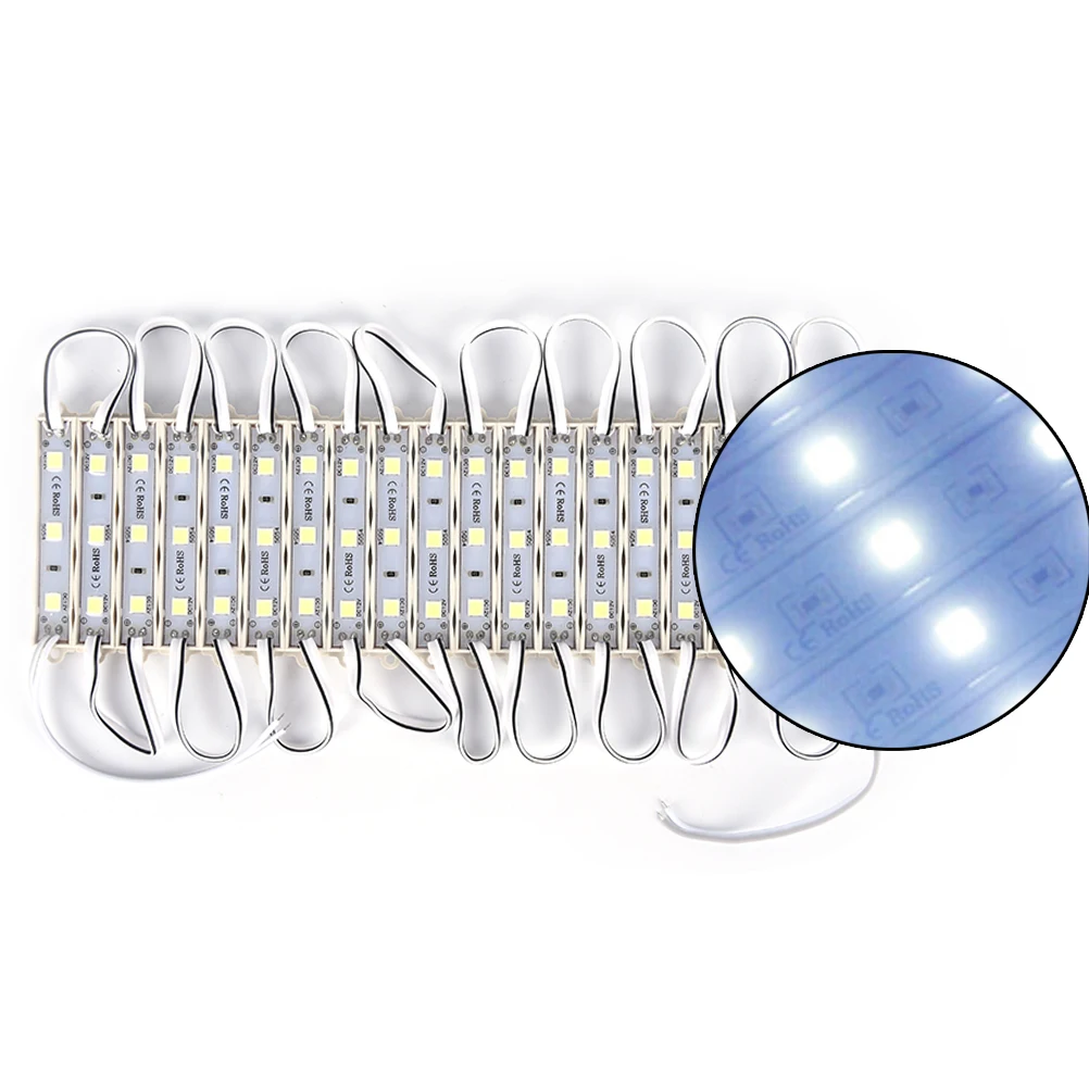 

20PCS SMD5054 3 LED Module lighting for sign DC12V Waterproof superbright led modules white color