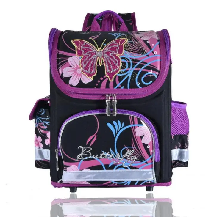 

School Bag Orthopedic Girls Princess Children School Bags Butterfly the First Monster High School Backpack Mochila Infantil