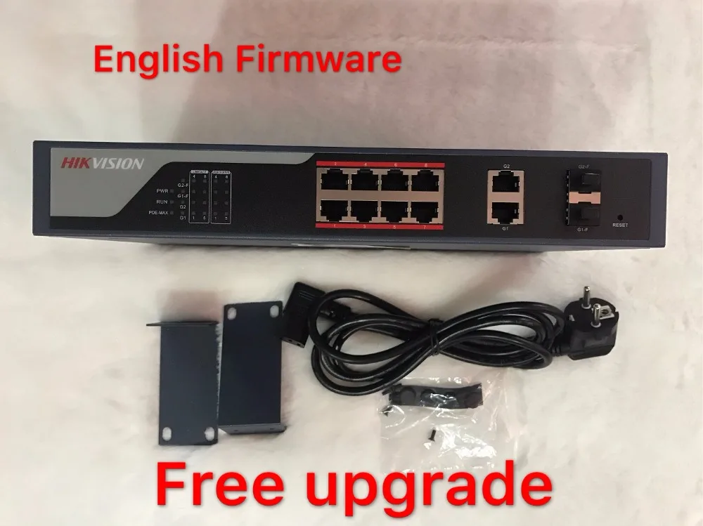 

Hik DS-3E1310P-E 8-prots Web-managed PoE Switch