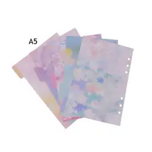 5 шт. цветок делителей Интимные аксессуары для dokibook Тетрадь планировщик A5 внутренняя страница