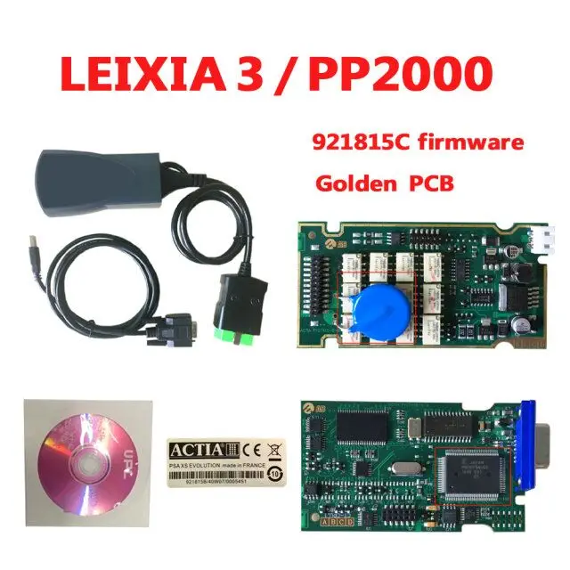 

Top Quality 921815C Firmware Diagbox Lexia3 Lexia 3 PP2000 Diagnostic Tool gold pcb