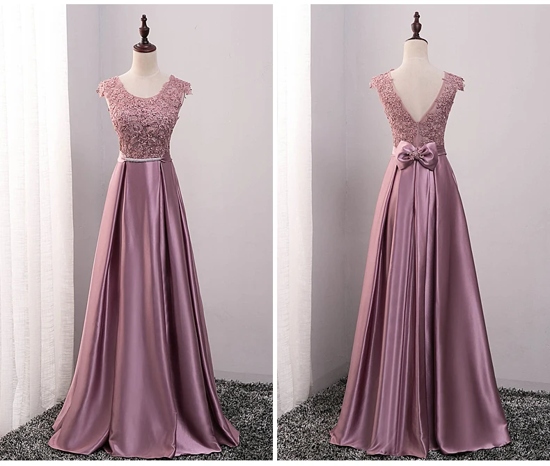 Vestido De festa casamento, Новое кружевное платье с открытой спиной, линия Румяна розового, золотого и серебряного цветов Королевский синий цвет