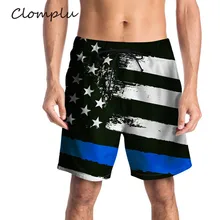 Clomplu шорты с символикой США мужские Водонепроницаемые шорты с принтом американского флага мужские пляжные шорты для плавания для серфинга одежда для плавания с карманом летние шорты