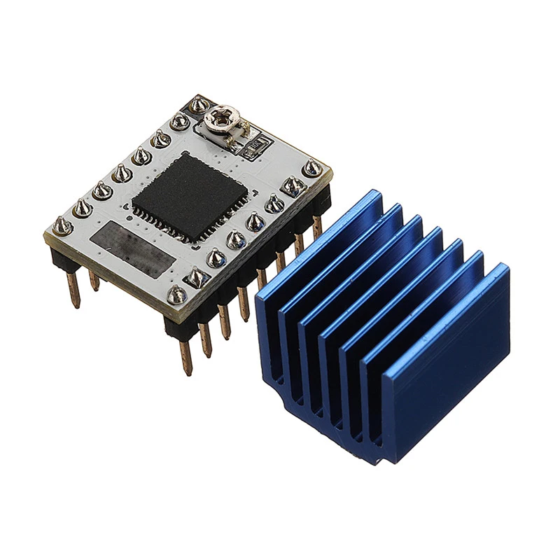 4A 50V 3D принтер Stepstick S109 Драйвер шагового двигателя с радиатором для 57