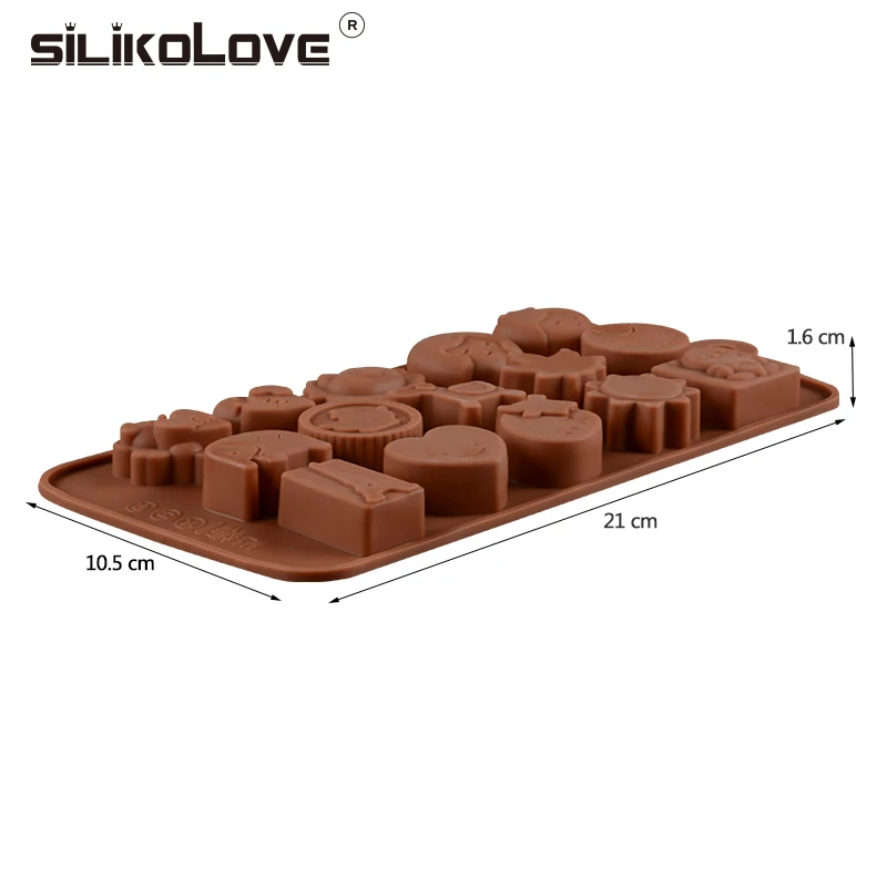 SILIKOLOVE новые формы для торта индивидуальная 15 полостная форма FDA LFGB силиконовые