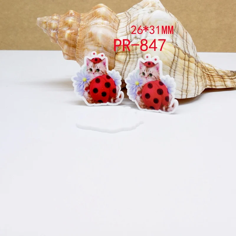 847 30 шт мультфильм персонаж плоское украшение из смолы pr 850 - Цвет: 847