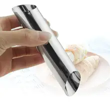 12pcs Cannoli Forms Cake Horn Mold Stainless Steel Cannoli Tubes shells Cream Horn Mold Pastry Baking Mold