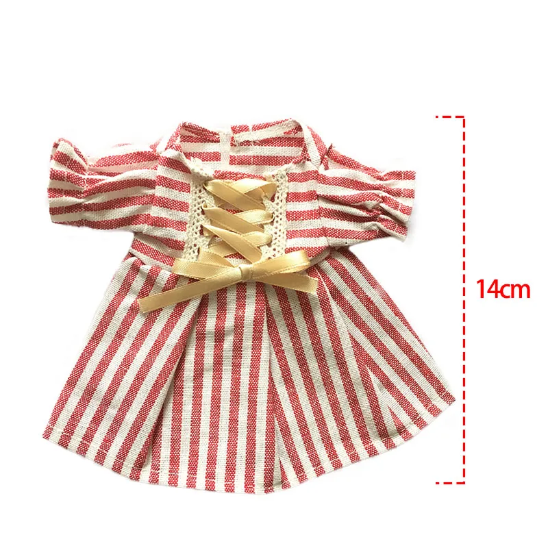 1pc Doll Clothes for 30cm Bunny Rabbit Plush Toys Floral Skirt Sweater Cloak Suit Accessories for 1/6 BJD Dolls Gifts for Girls 11