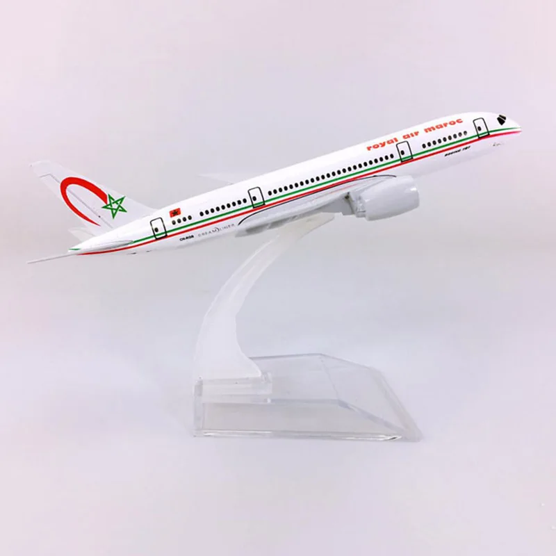 14 см 1:400 Boeing B787 800 модель Royal Air Moroccan airlines W база Airbus металлический сплав самолет