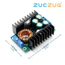 DC/CC ปรับ 0.2-9A 300 W ขั้นตอนลง BUCK CONVERTER 5-40V ถึง 1.2- 35V โมดูลแหล่งจ่ายไฟ LED Driver สำหรับ Arduino 300 W XL4016(China)