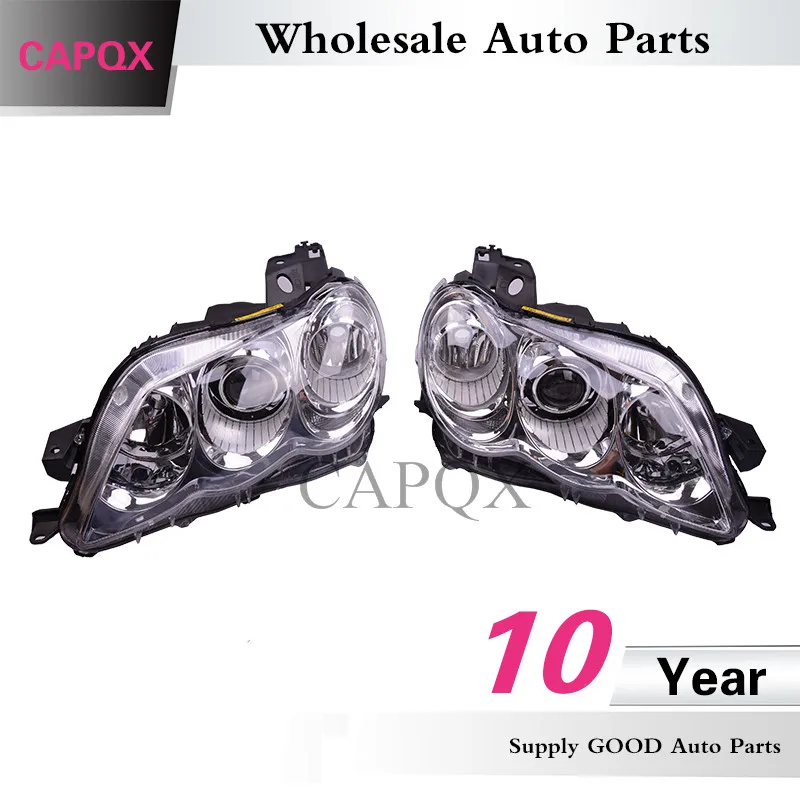 

CAPQX 2PCS High Quality HID Xenon Front Headlight Assembly 81130-0P031 For Reiz MARK X 2005 2006 2007 2008 2009 head lamps