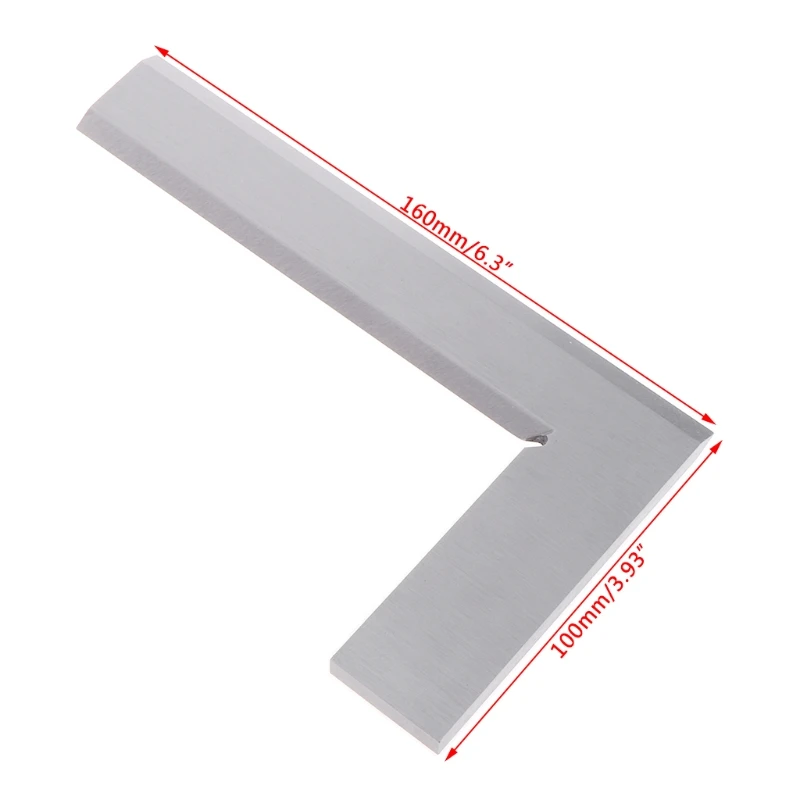 ANENG Серебряный тон 160x100 мм попробуйте квадратную линейку затененный угол 90 градусов l-образный измеритель
