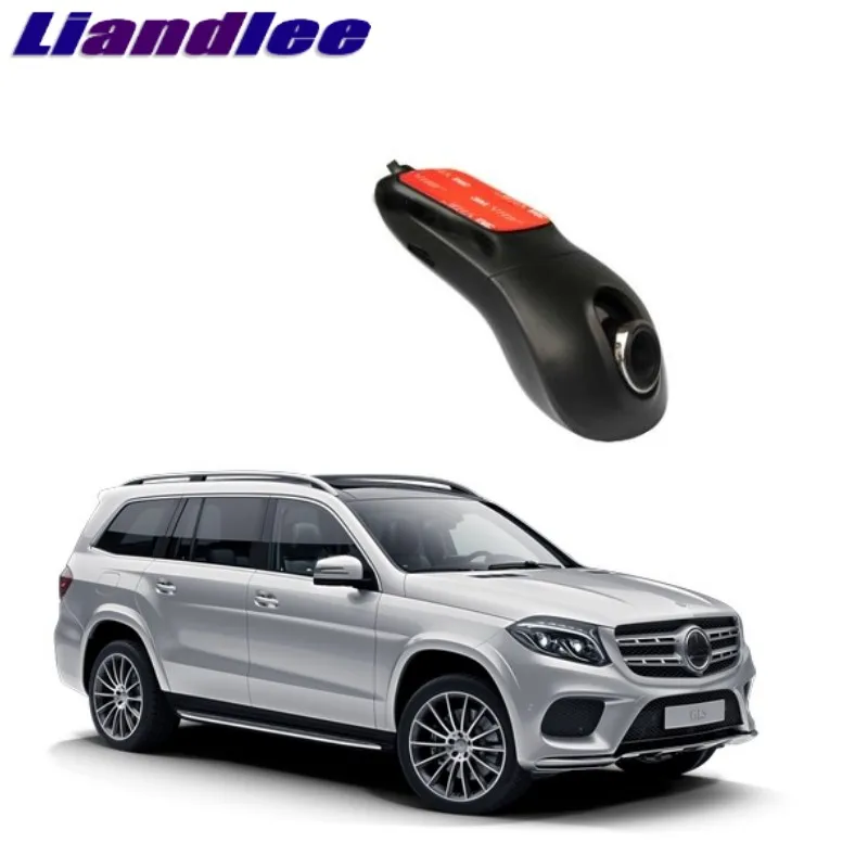 Liandlee для Mercedes Benz GL GLS MB X166 2013 ~ 2018 Road Record Wi Fi DVR тире камера вождения видео регистраторы