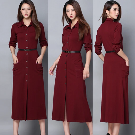 Long casual winter dresses Clearance