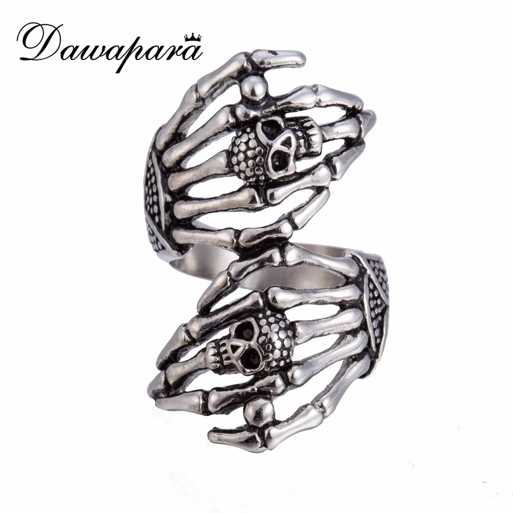 Buy Dawapara Stainless Steel Skull Rings For Women