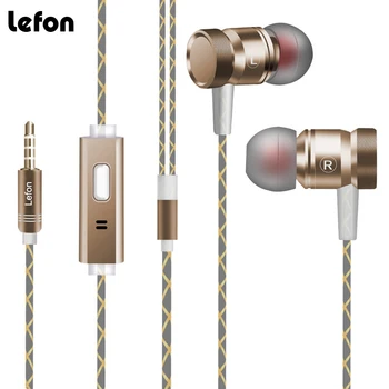 

Lefon Earphones Sport Super Bass Stereo Earphone Hands-Free Headset Earbuds with Mic for Xiaomi Phone Computer Tablet PC MP3 MP4