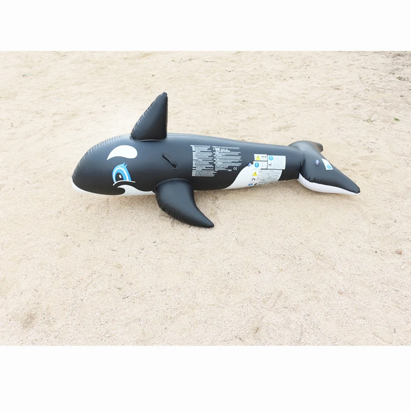 inflatable killer whale pool toy