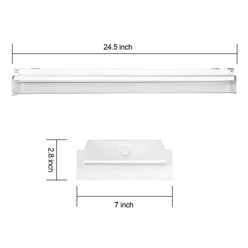 2FT LED Flushmount LED Garage Lights - 20W 2400LM - 4000K Neutral White Linear Ceiling Lighting shop light strip string LED10 (4)