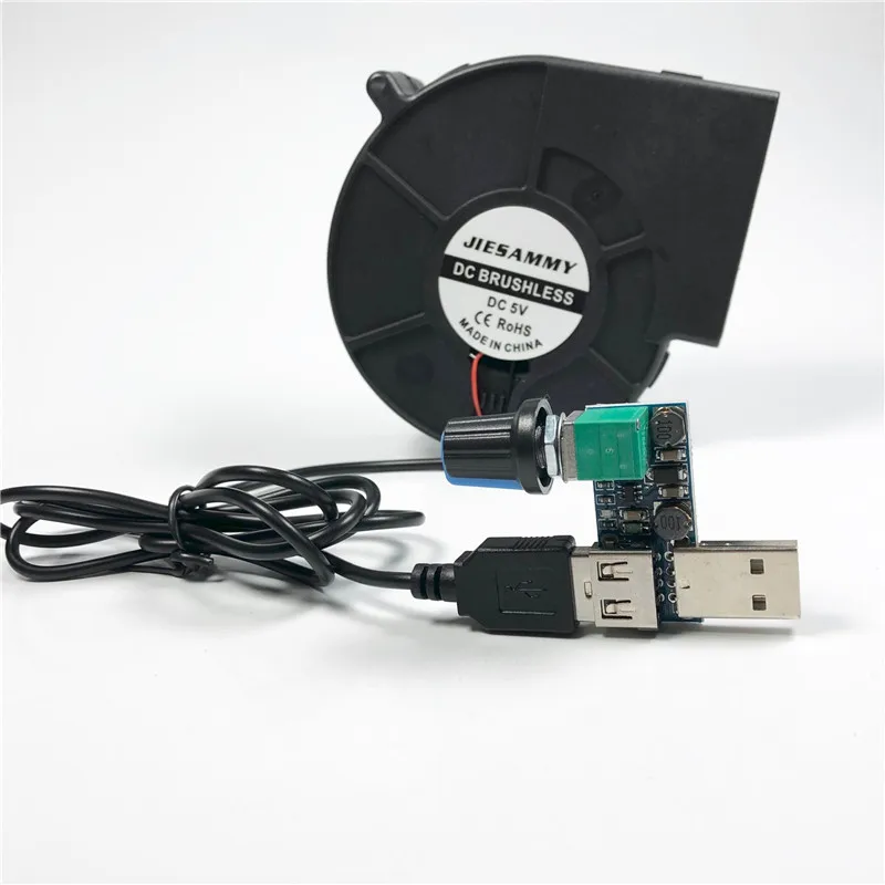 9733 барбекю воздуходувка деревянный вентилятор для 5 В USB Высокая мощность с