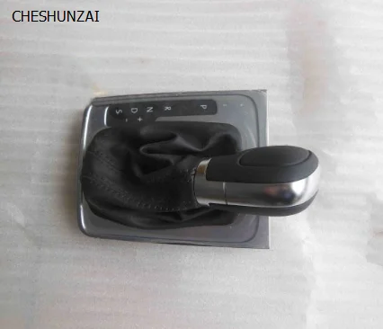 

CHESHUNZAI Genuine Leather AT DSG Gear Shift Knob Lever Cover For Passat B7 3AD 713 203 TVJ