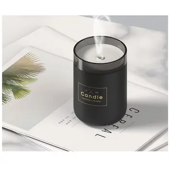 

280ML Candlestick Night Light USB Air Humidifier LED Ultrasonic Cool Mist Essential Oil Diffuser Aroma Lamp Car Purifier Fogger