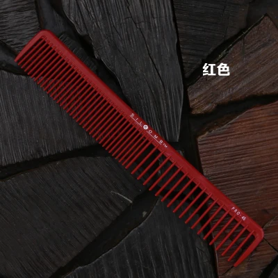1 шт. расчески для волос Высокое качество Парикмахерская профессиональная расческа Профессиональные парикмахерские инструменты для укладки волос - Цвет: Красный