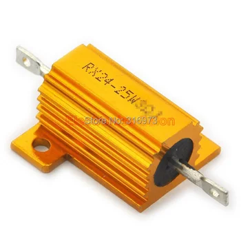 

(20 pcs/lot) 22 OHM 25W Wirewound Aluminum Housed Resistor, 25 Watts.