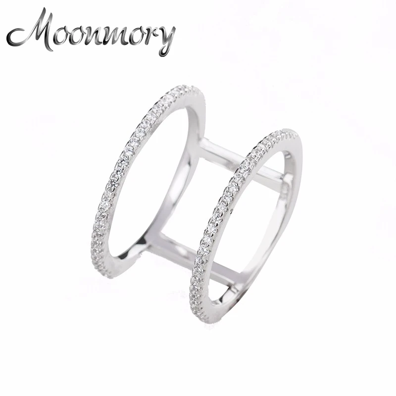 Moonmory European Hot Sale 925 Sterling Silver Simple 