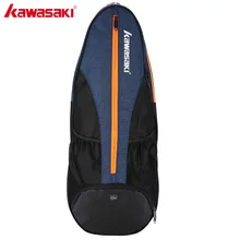 Kawasaki, большая спортивная сумка, сумка для бадминтона, многослойная, для размещения теннисной ракетки, лавсан, сумка на плечо, серия Honor, KBB-8302