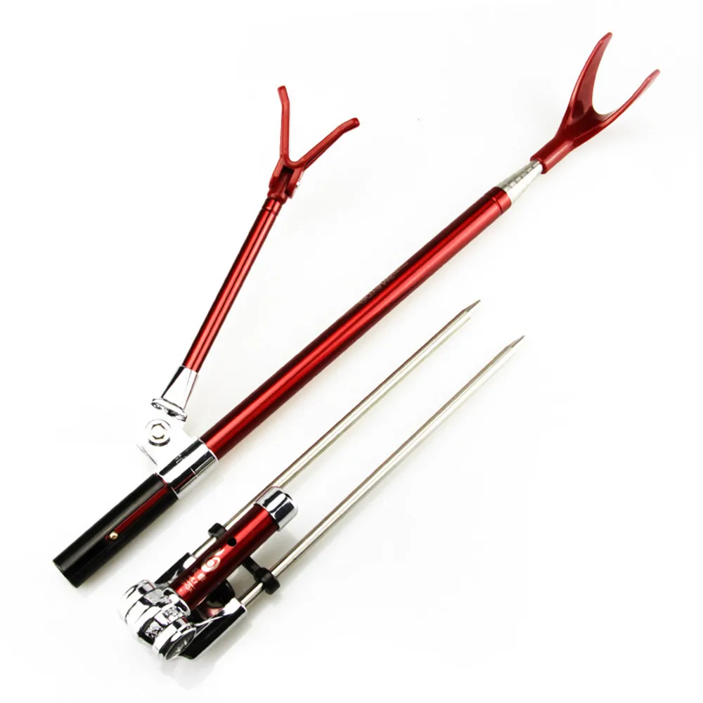 Stainless Steel Fishing Rod Stand Bracket Angle Adjustable Fishing Rod