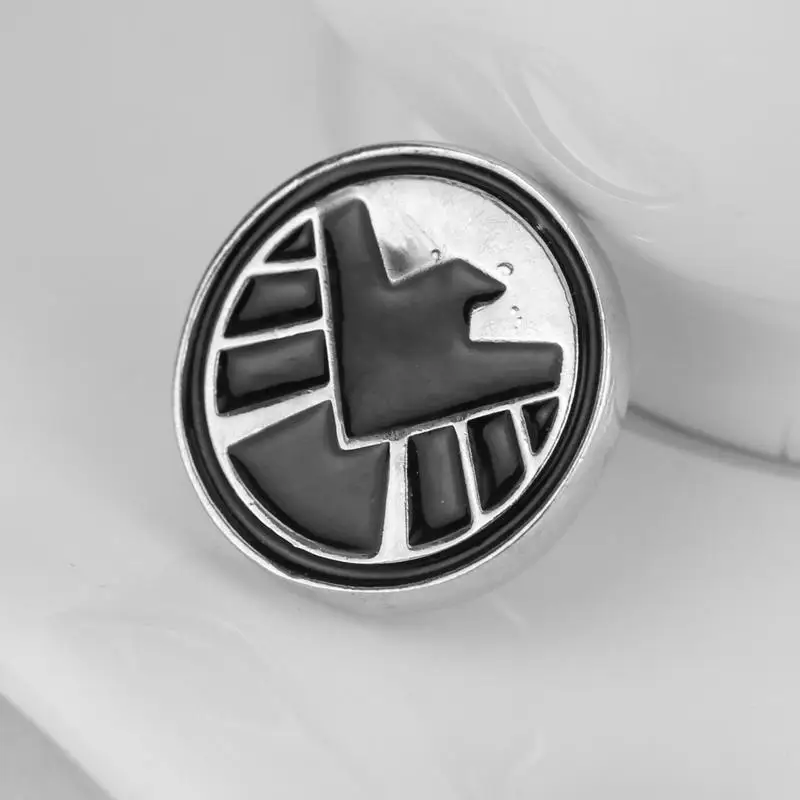 Мстители агенты щита брошей Pin s.h.i.e.l. D. Логотип значок для женщин и мужчин пальто рубашка куртка нагрудные значки