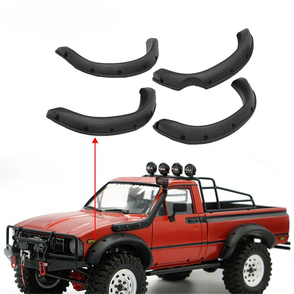 

Replacement for 1:10 Tamiya RC4WD TF2 Mojave RC Crawler Car Body Rubber Fender Flares Vehicle Model Parts