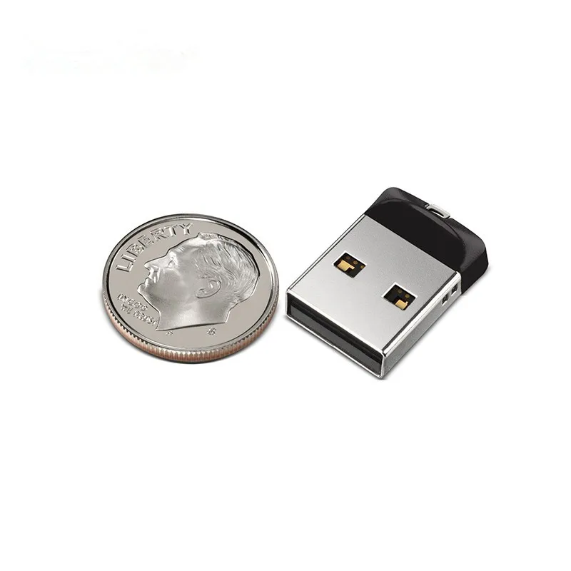 Super mini black USB Flash Drive 8GB 16GB Pendrive 32GB 64GB 128GB Memory Stick Pen drive Usb Stick small U disk best gift