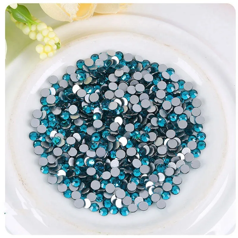 

SS3--SS34 Crystal Blue Zircon Non Hotfix Rhinestone Nail Rhinestones Nails Nail Art Decoration Jewelry Accessories Stones