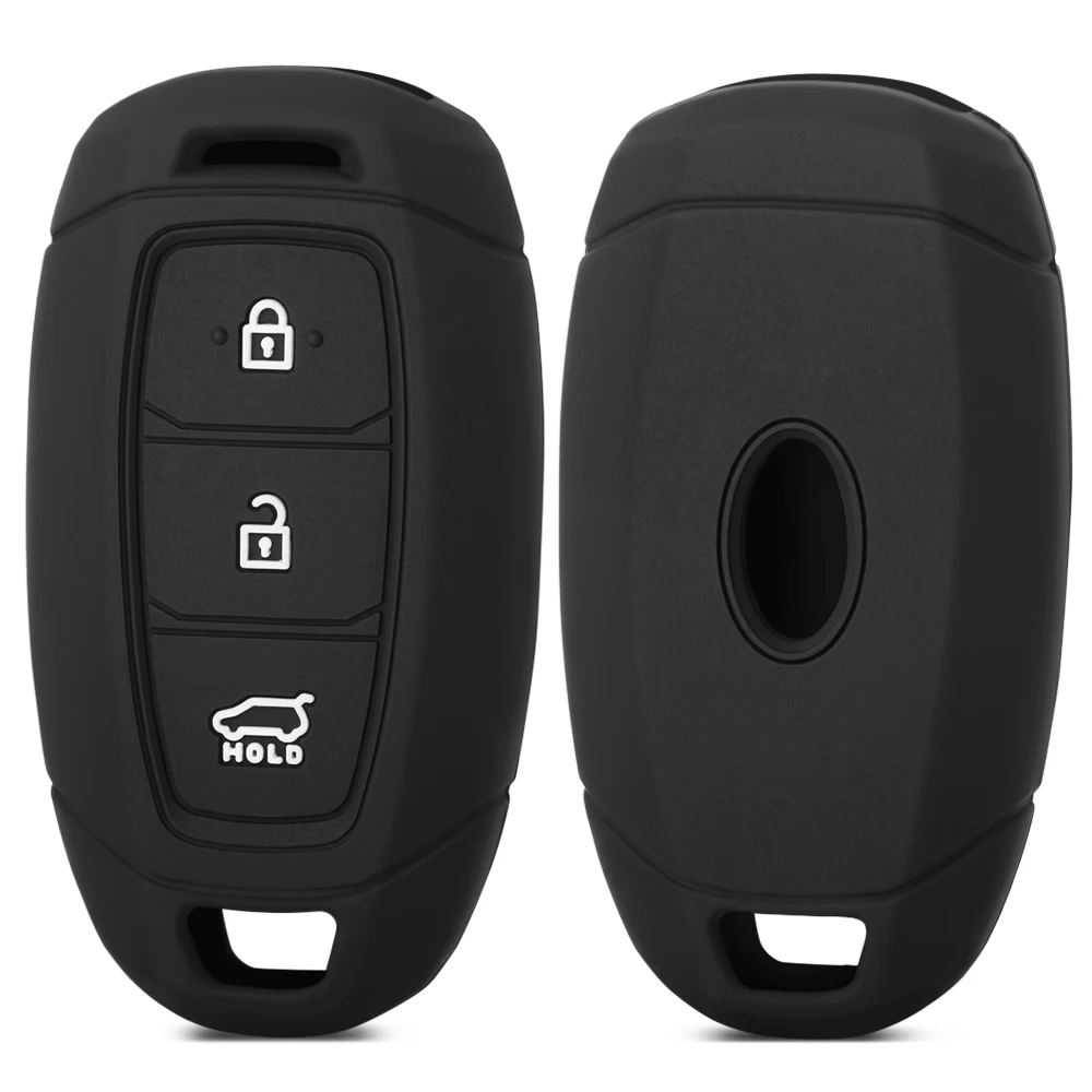 

Silicone Car Key Case For Hyundai i30 Ix35 Solaris Azera Elantra Grandeur Ig Accent Santa Fe Verna 2017 2018 Cover Keyless Fob