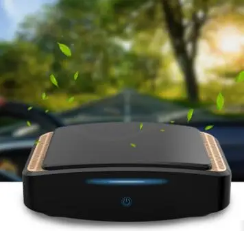

High efficiency Activated Carbon Ozone Generator Usb Ionizer Car Air Purifier Square Air Freshener and Odor Eliminator Remover