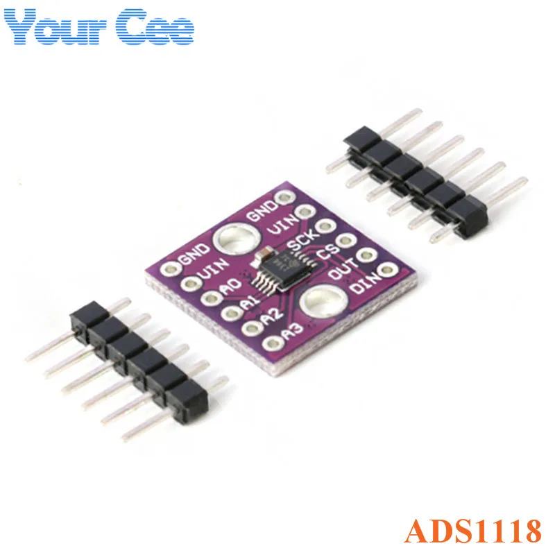 ADS1118 16 конвертер SPI коммуникационный модуль ADC макетная плата|Интегральные схемы|